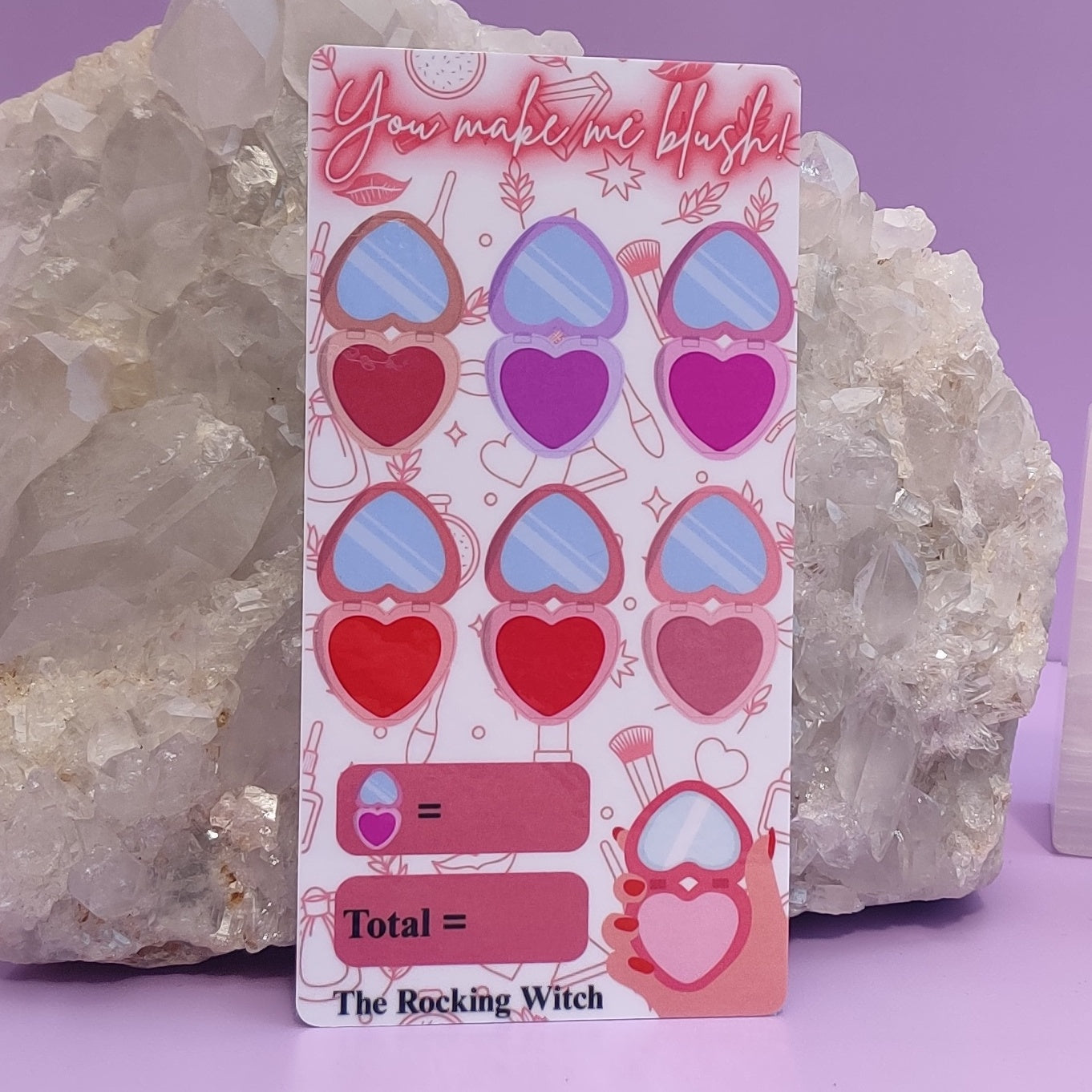 You make me blush! beauty fund tracker