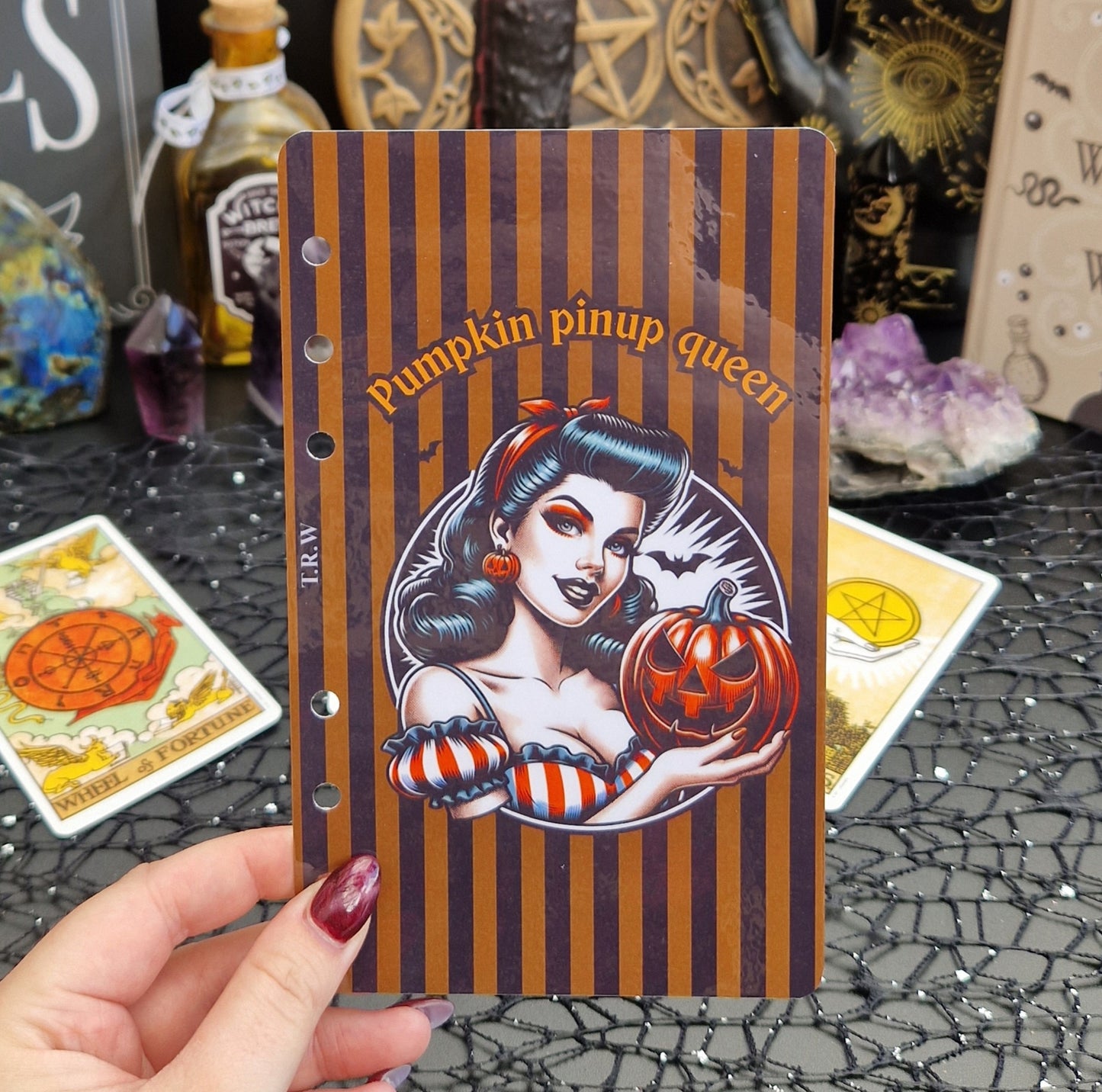 Pin up halloween women A6 dashboards