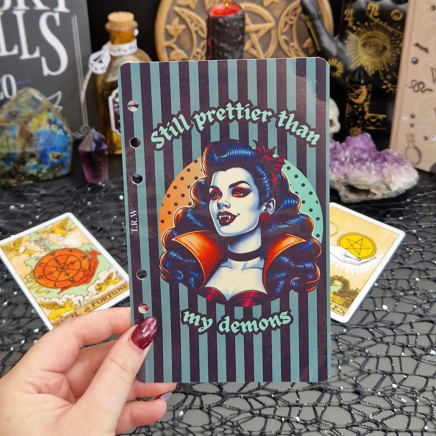 Pin up halloween women A6 dashboards