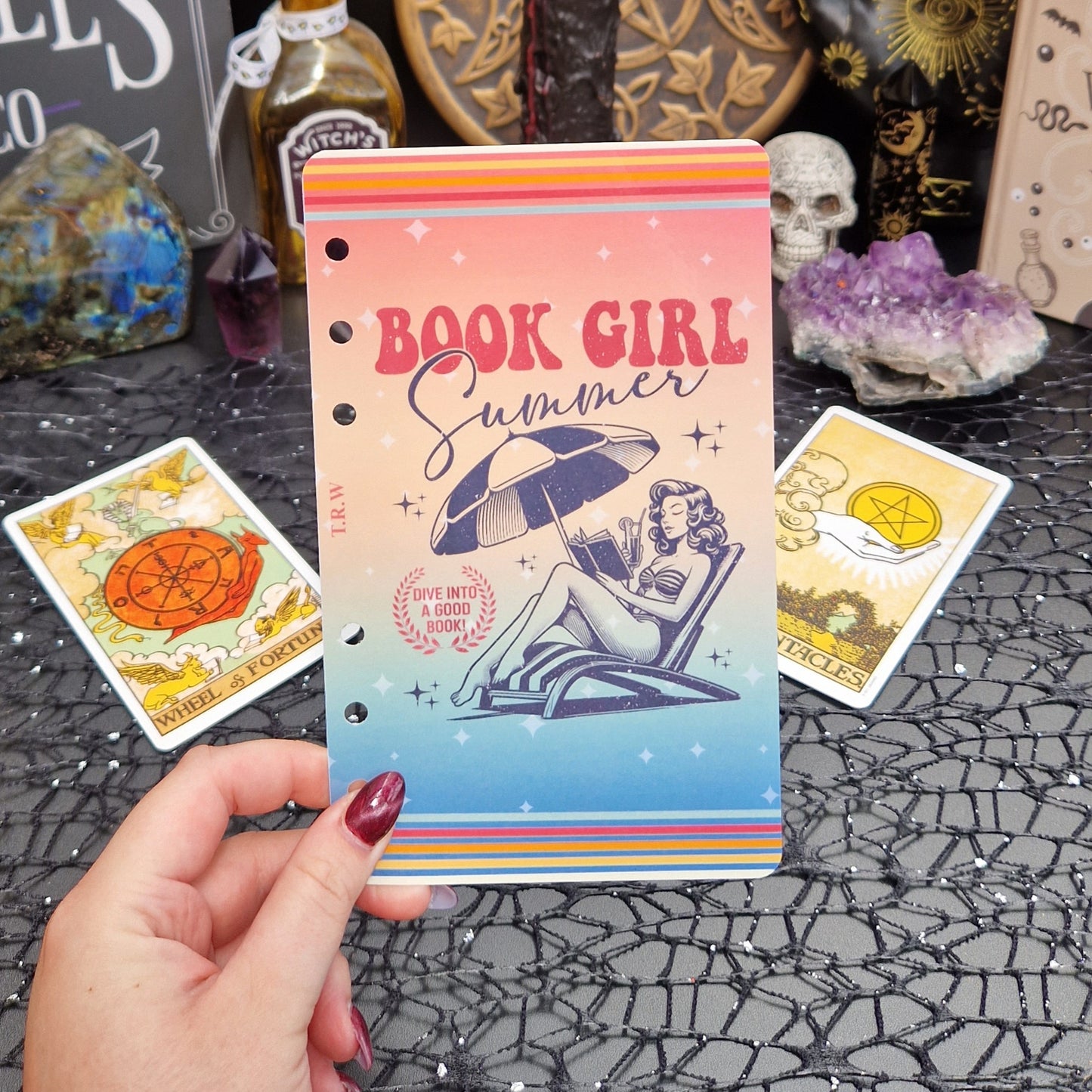 Book Girl Summer A6 dashboard/ scratch off challenge