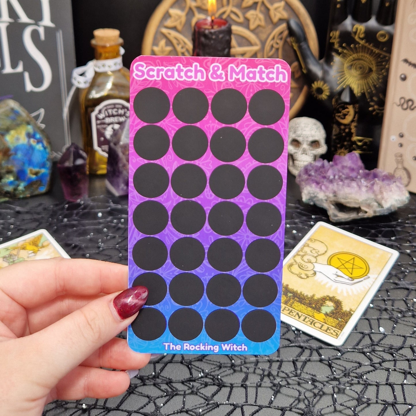 Scratch and Match, scratch off challenge
