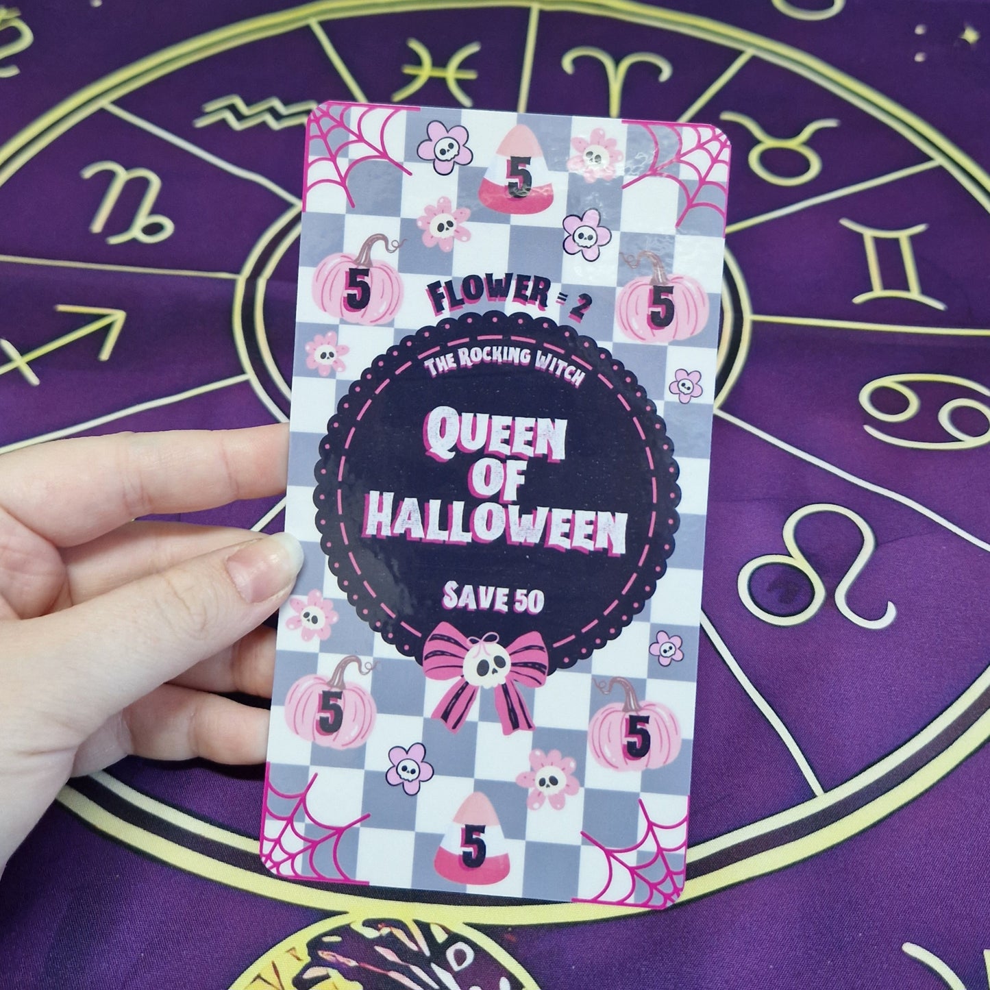 Queen of halloween savings tracker