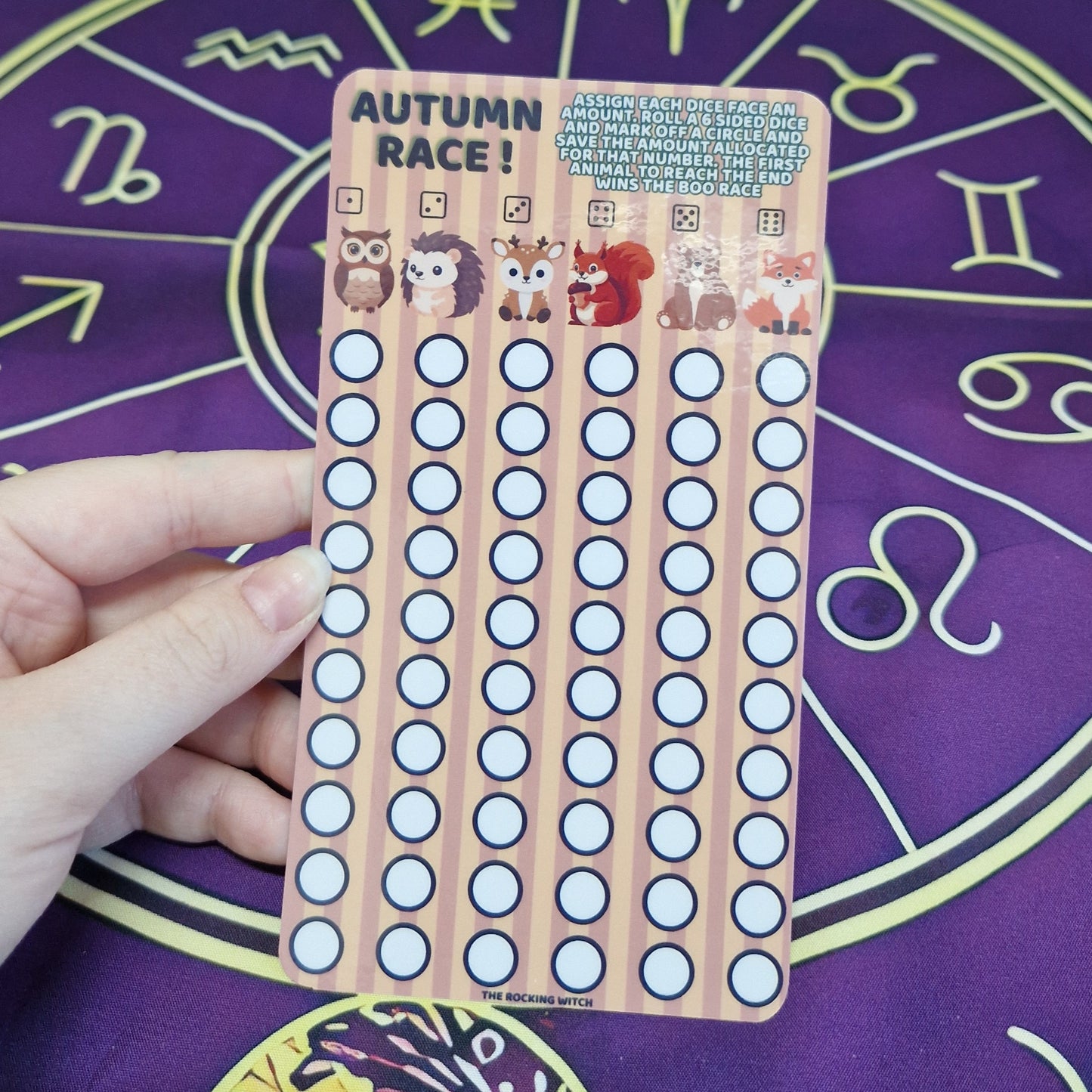 Autumn Race Dice challenge
