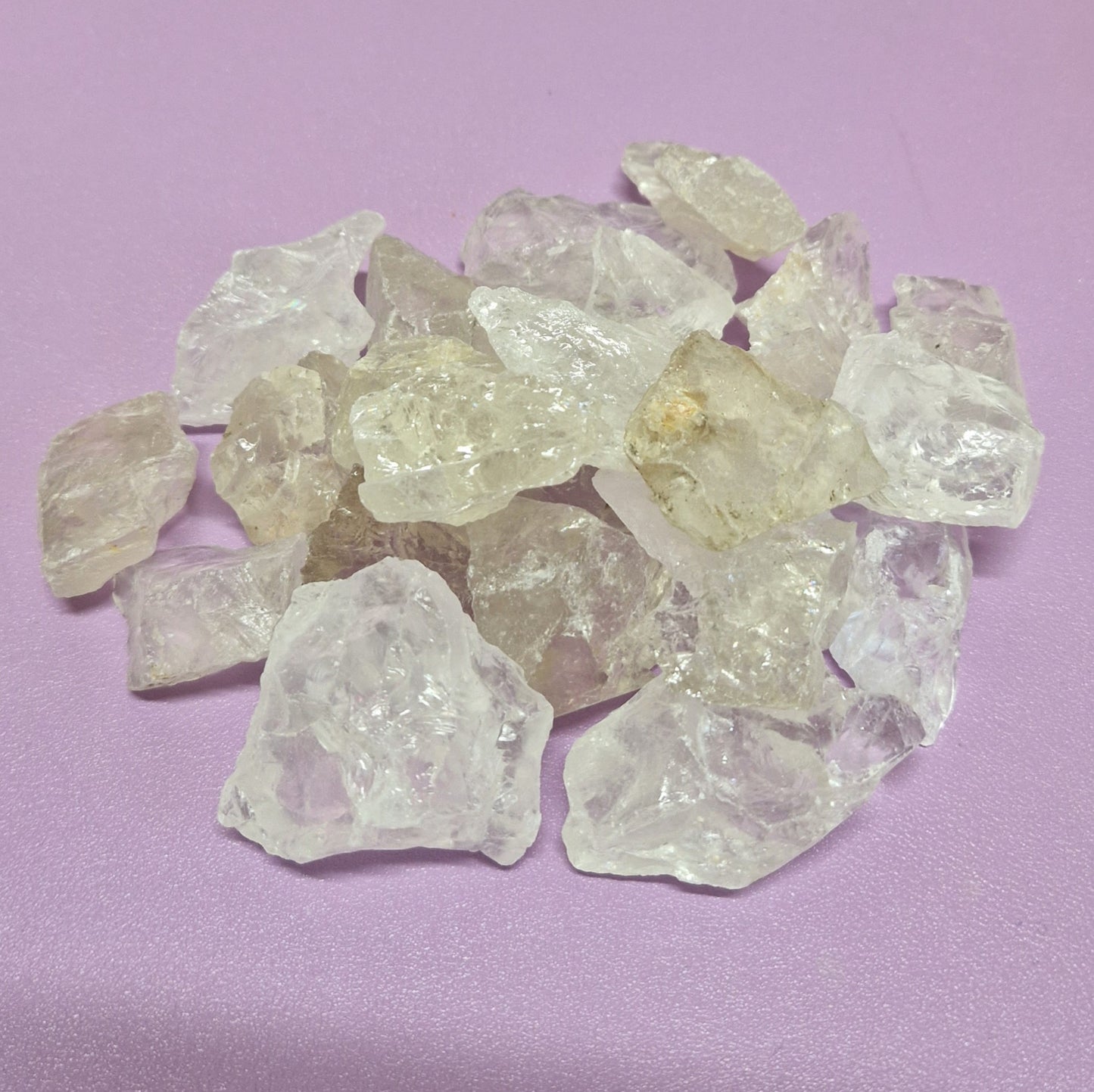 Raw clear quartz chunk