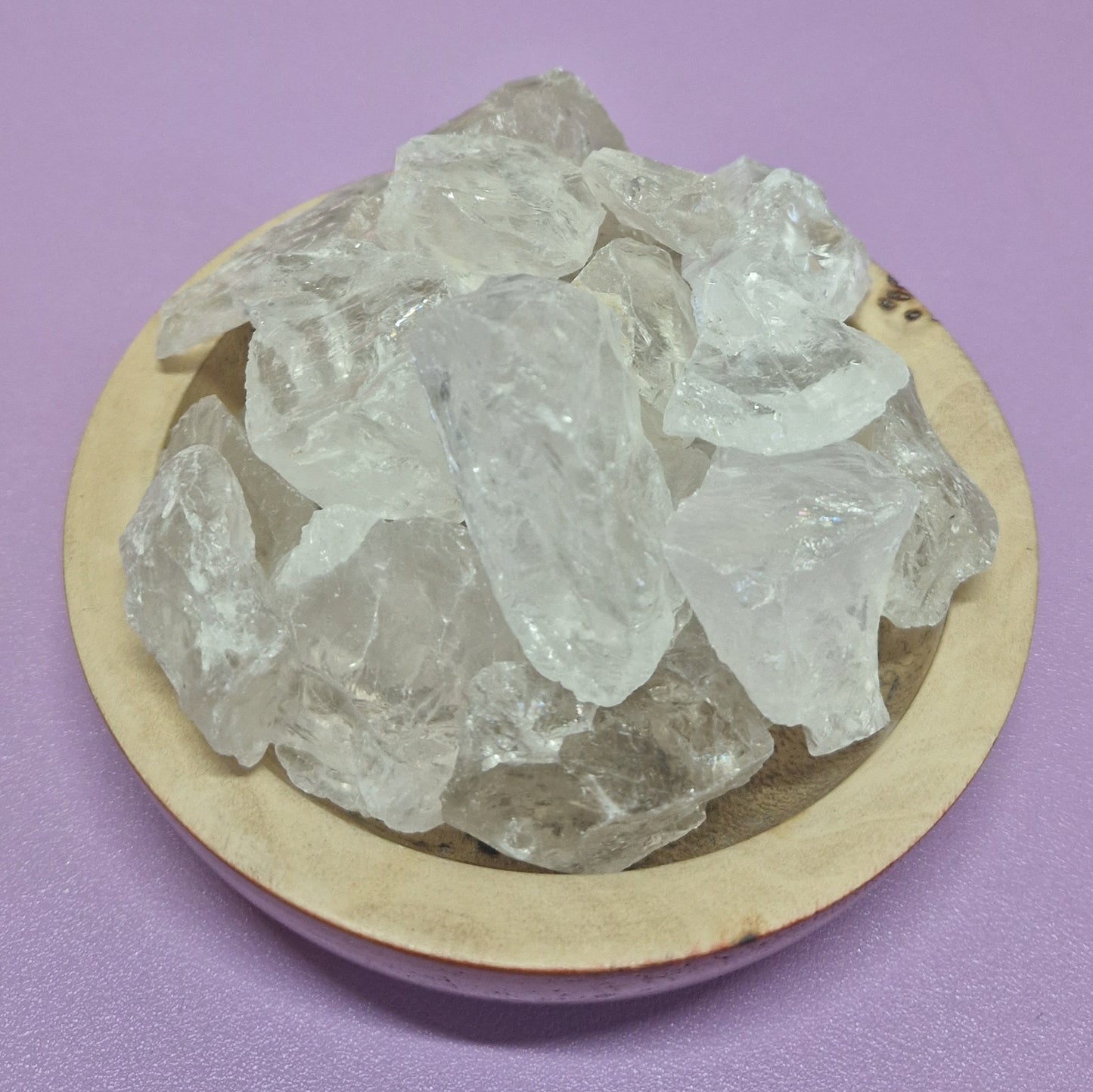 Raw clear quartz chunk