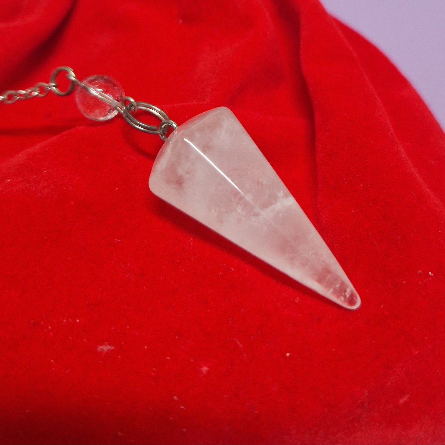 Clear Quartz Pendulum