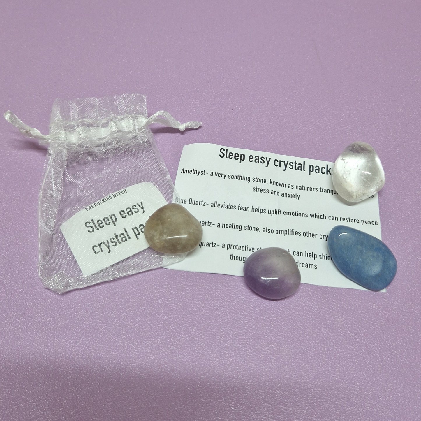 Sleep easy crystal pack