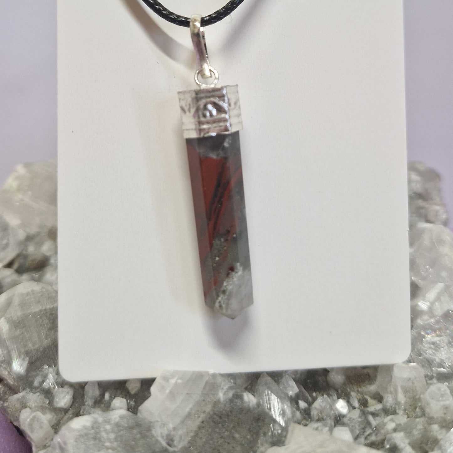 Crystal point necklace