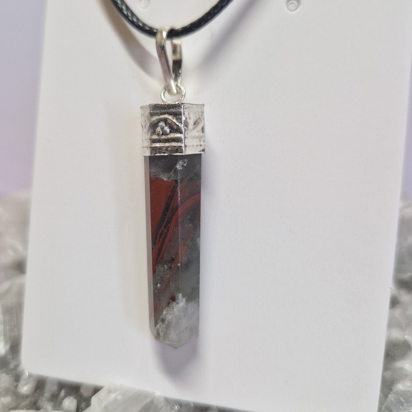 Crystal point necklace