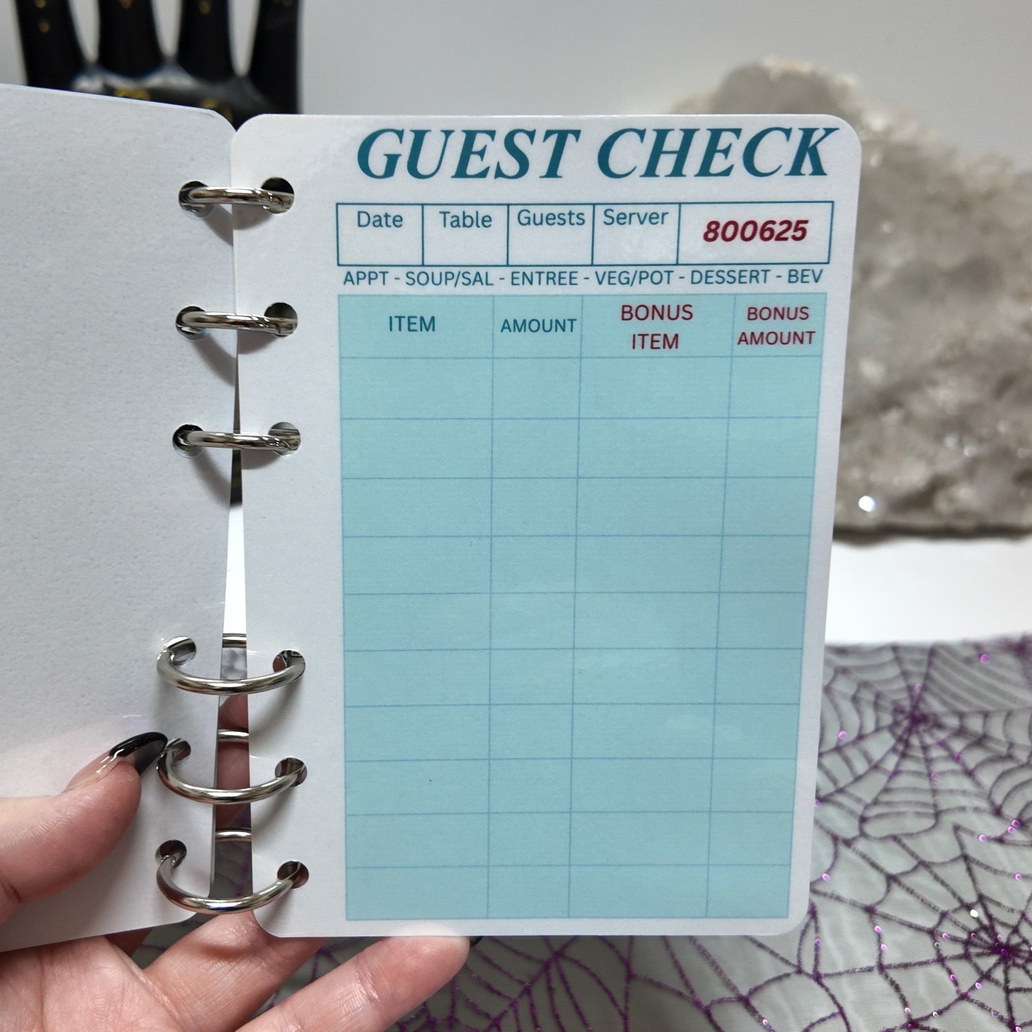 Check please! savings challenge Booklet