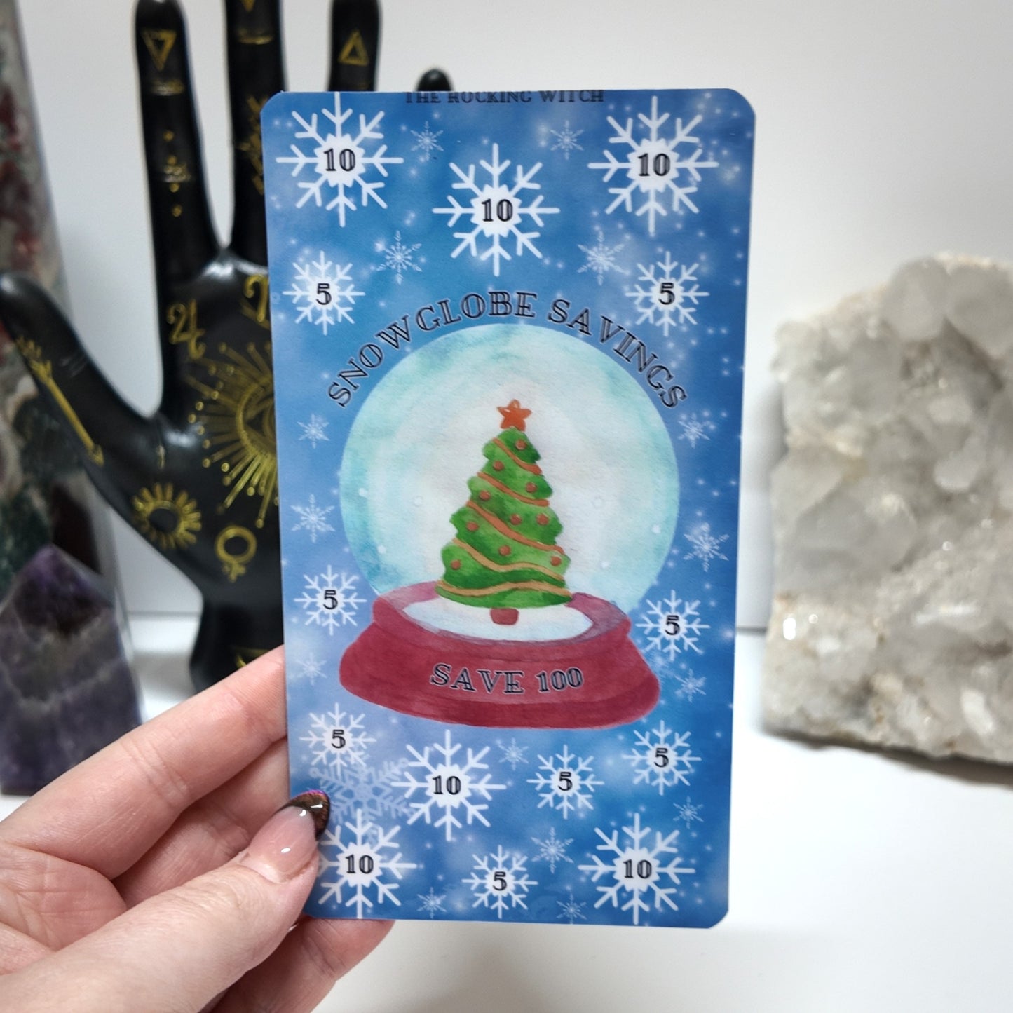Snowglobe savings challenge
