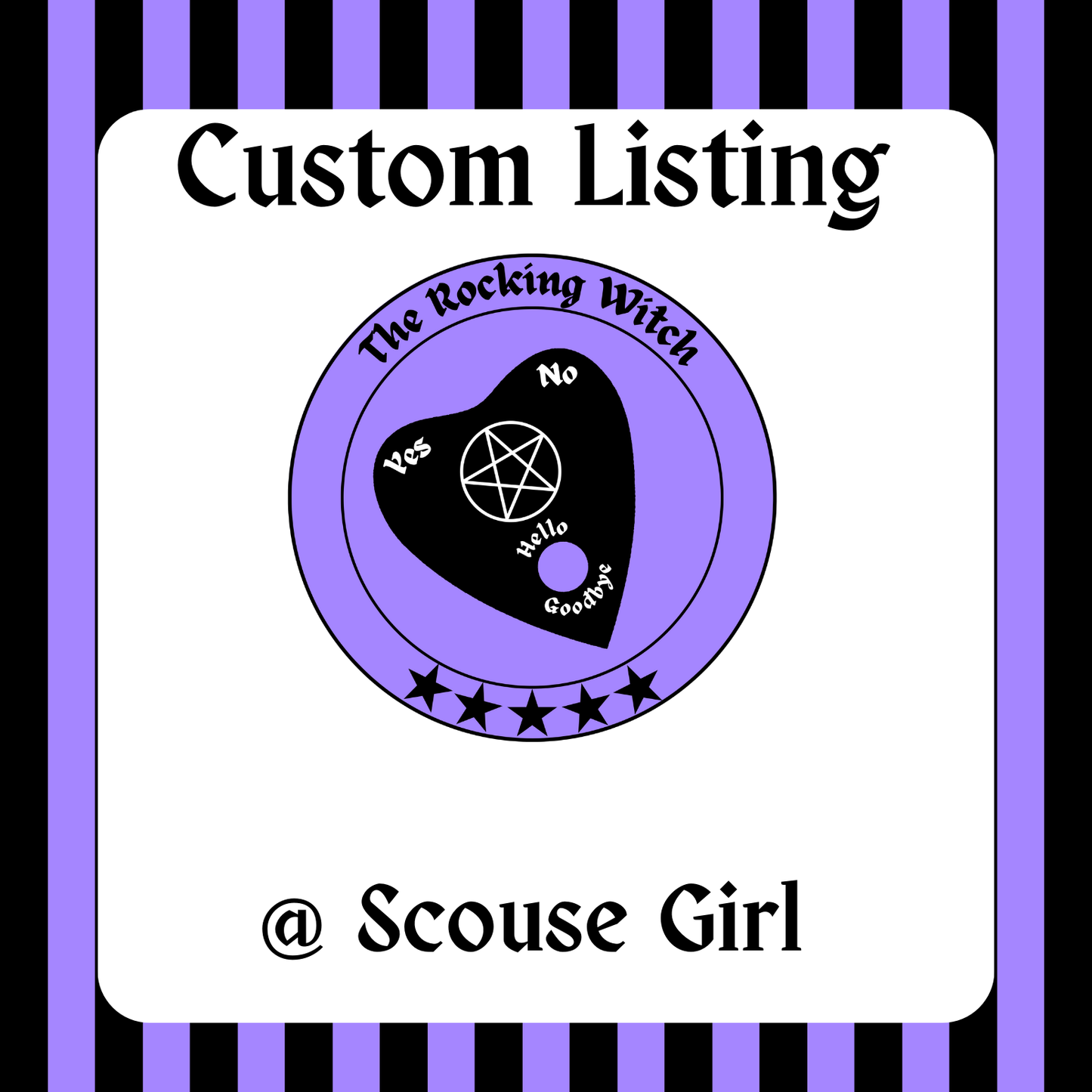 Custom listing for @ scouse girl