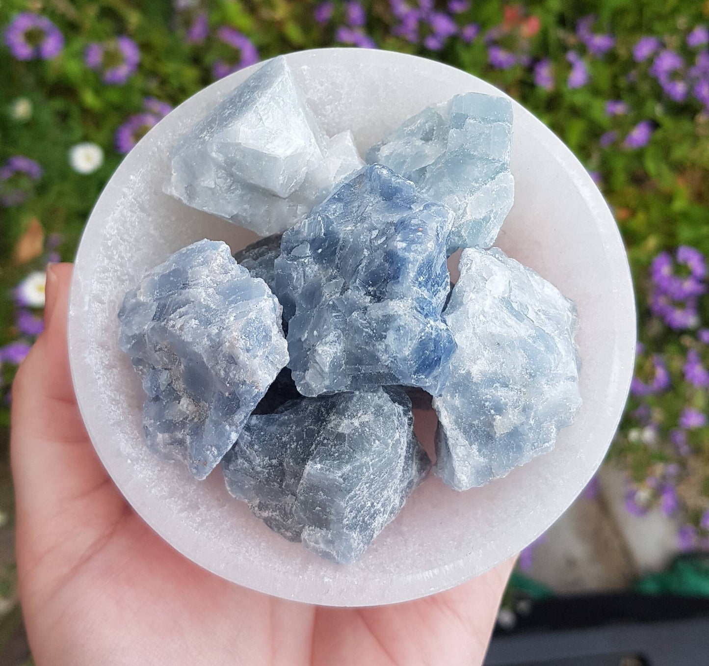 Raw Blue Calcite chunk