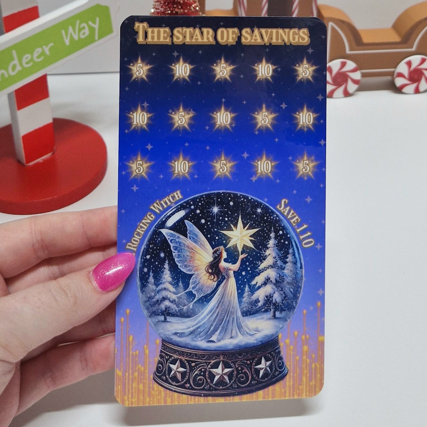 The star of savings, savings tracker