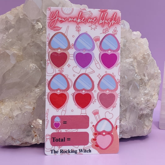 You make me blush! beauty fund tracker