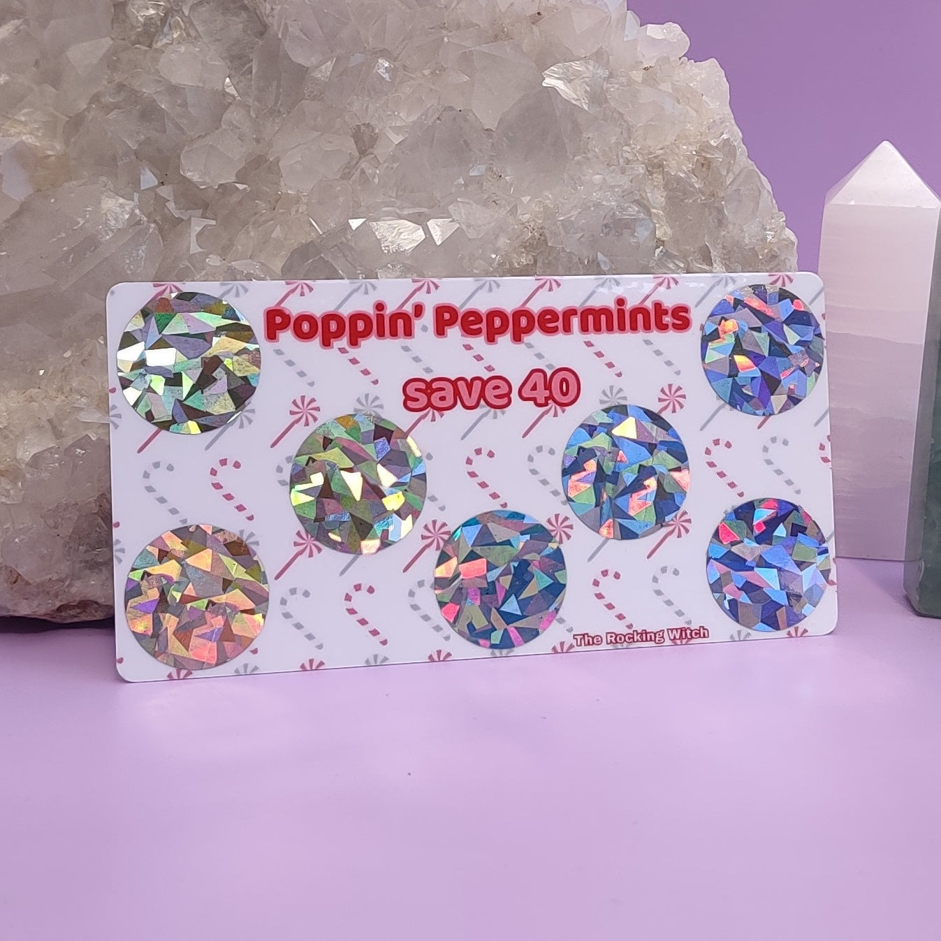 Poppin' Peppermints scratch off challenge