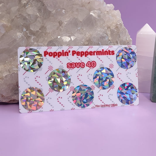 Poppin' Peppermints scratch off challenge