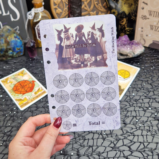 Girls will be girls, witch savings tracker