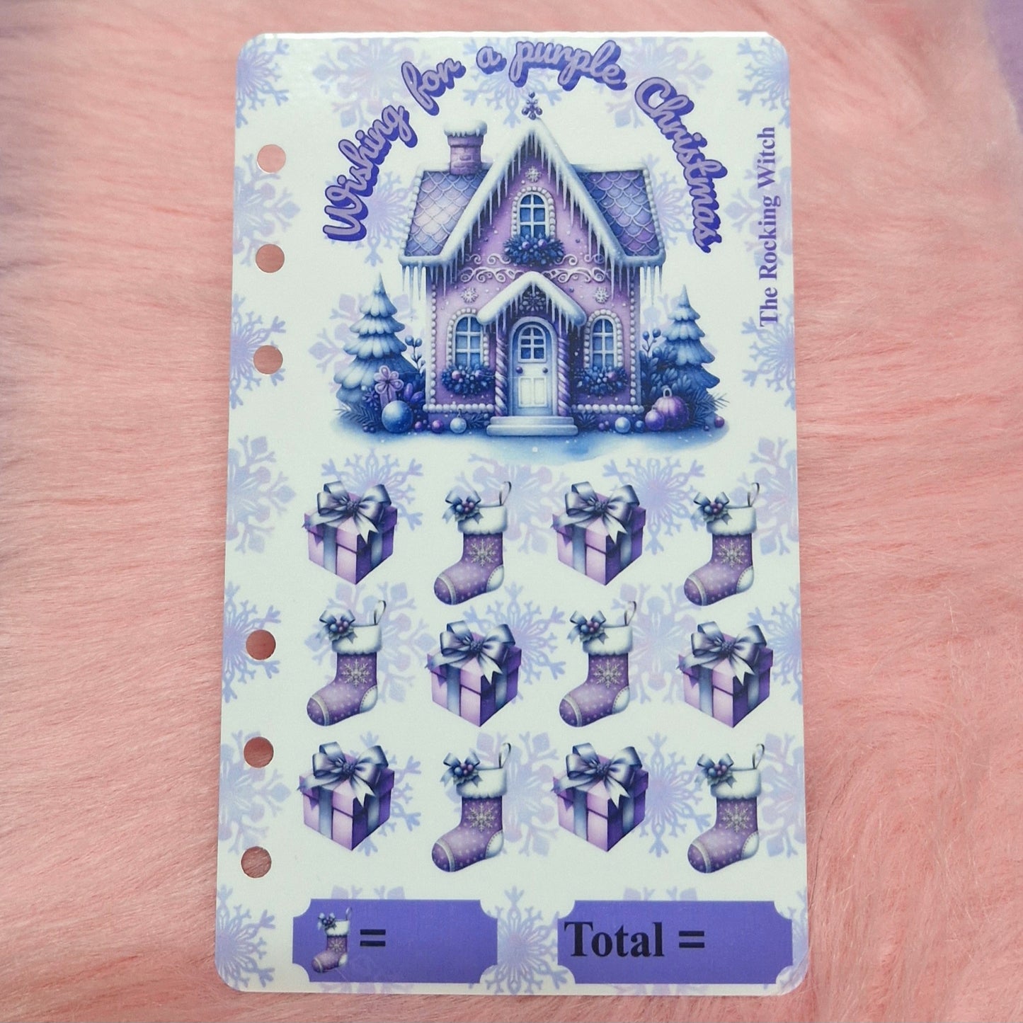 Wishing for a purple christmas savings tracker