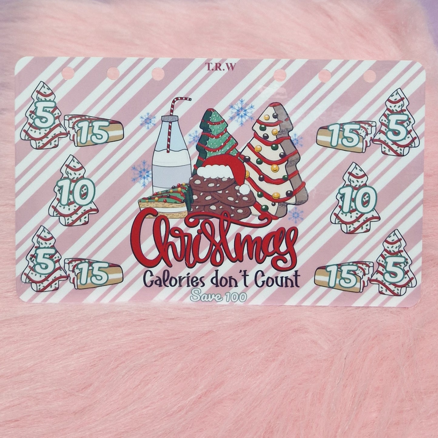 Christmas calories don't count savings challenge