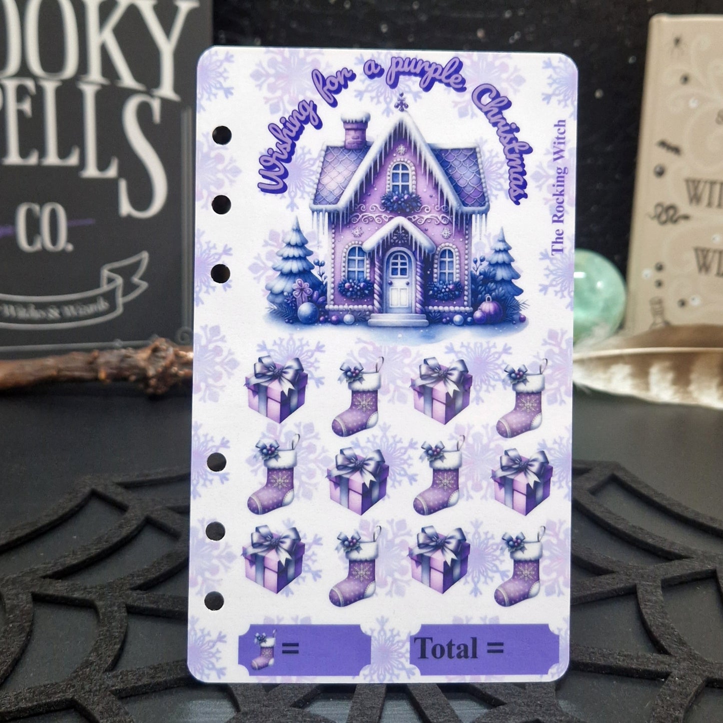 Wishing for a purple christmas savings tracker