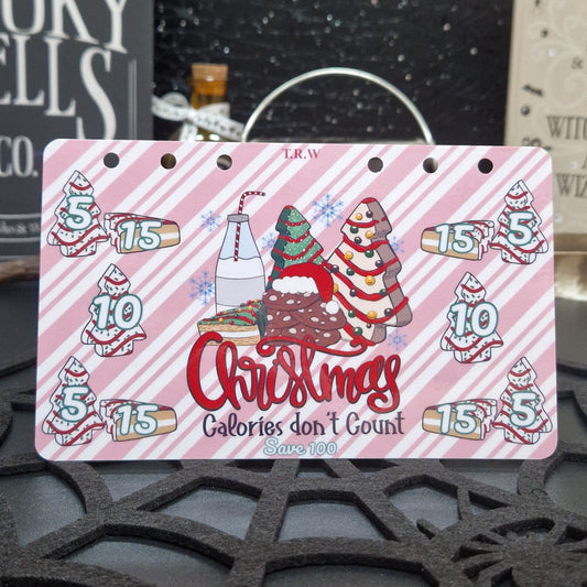 Christmas calories don't count savings challenge