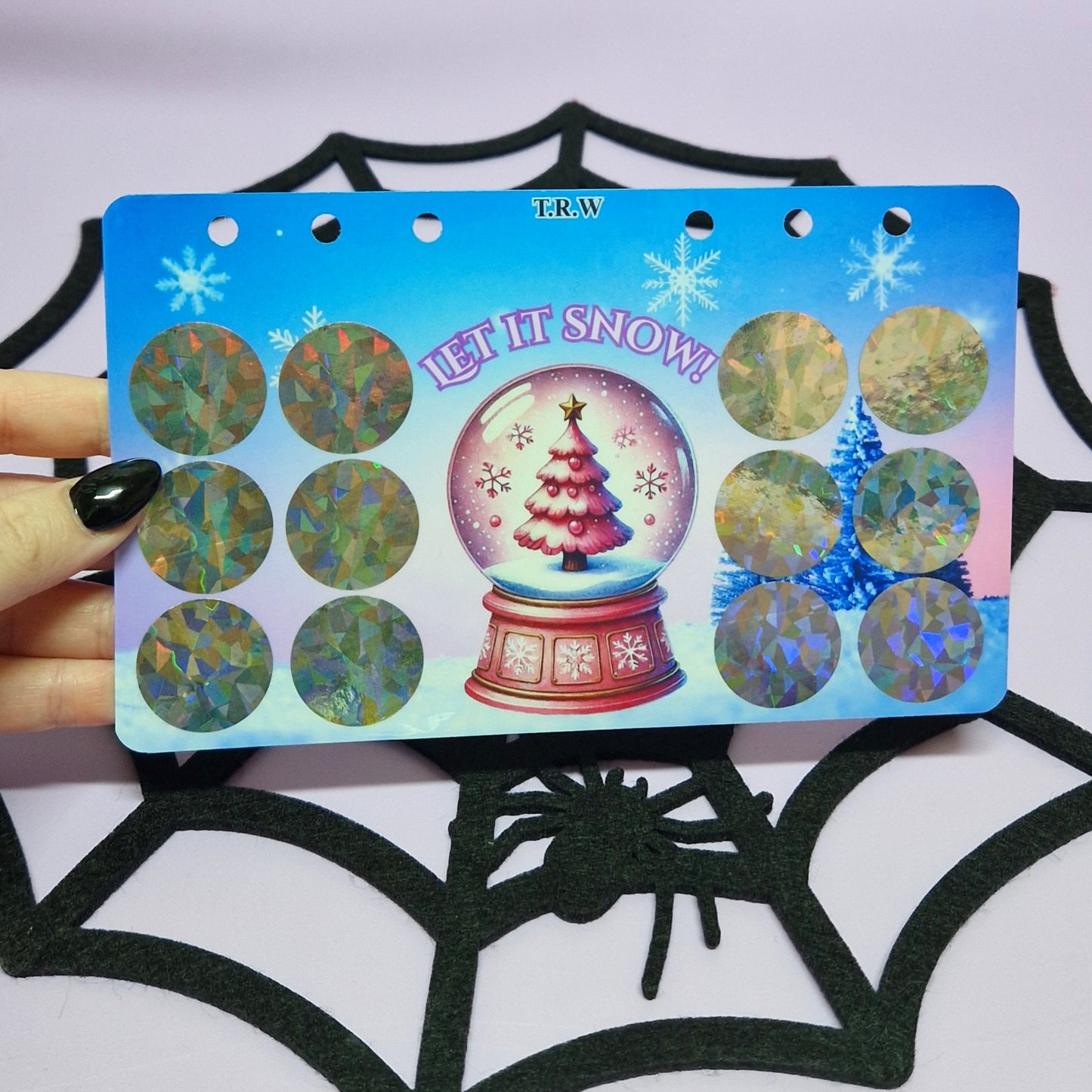 Snow scratch off challenge