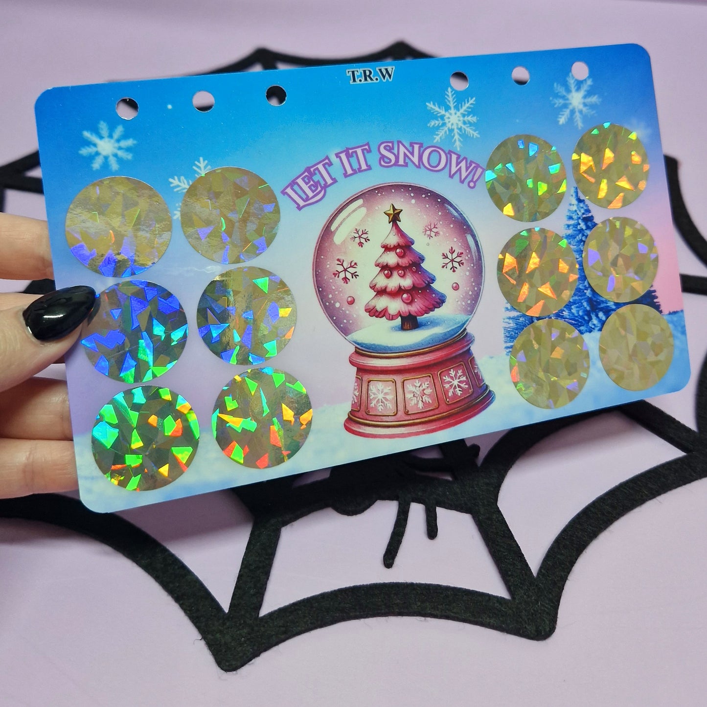 Snow scratch off challenge