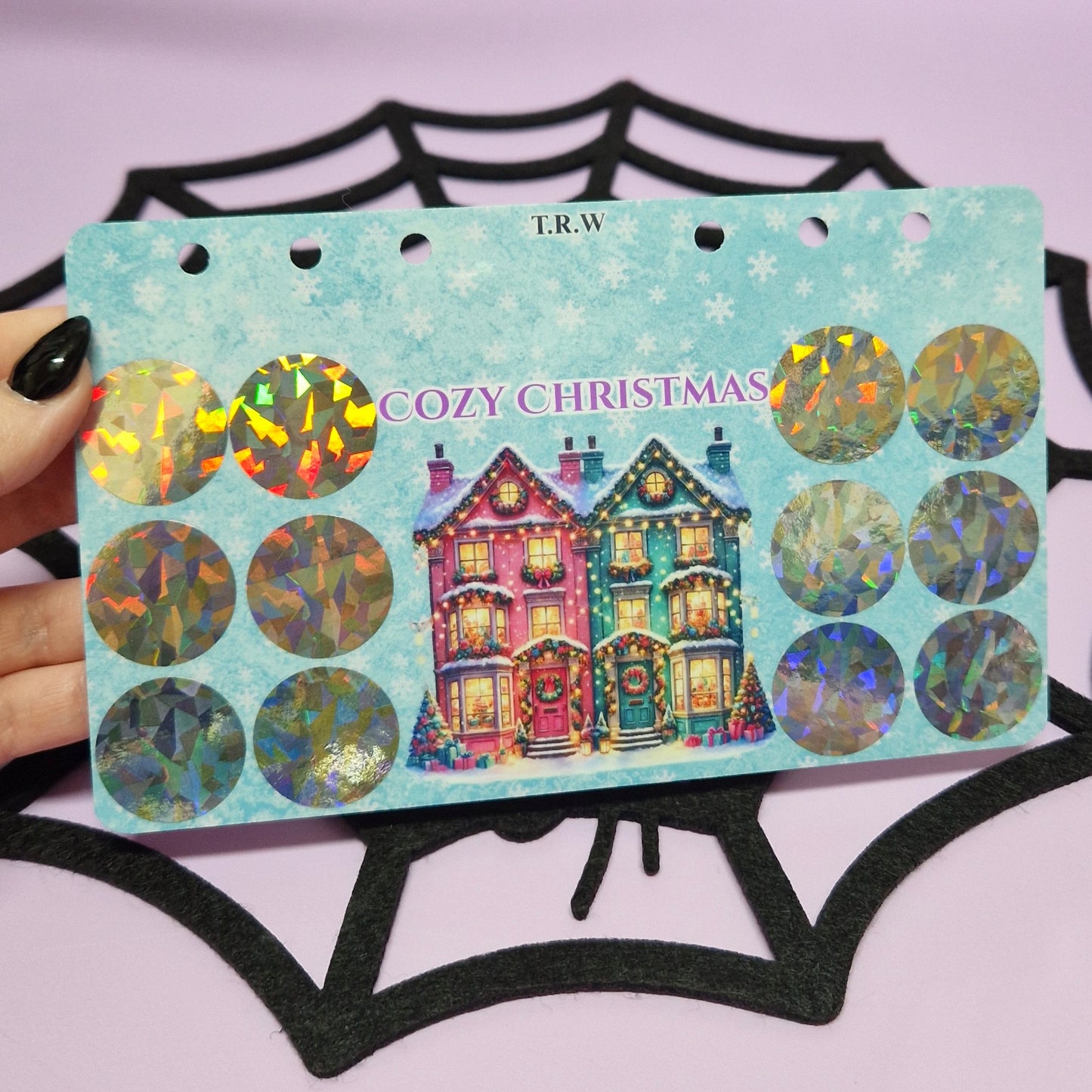 Cozy Christmas scratch off challenge