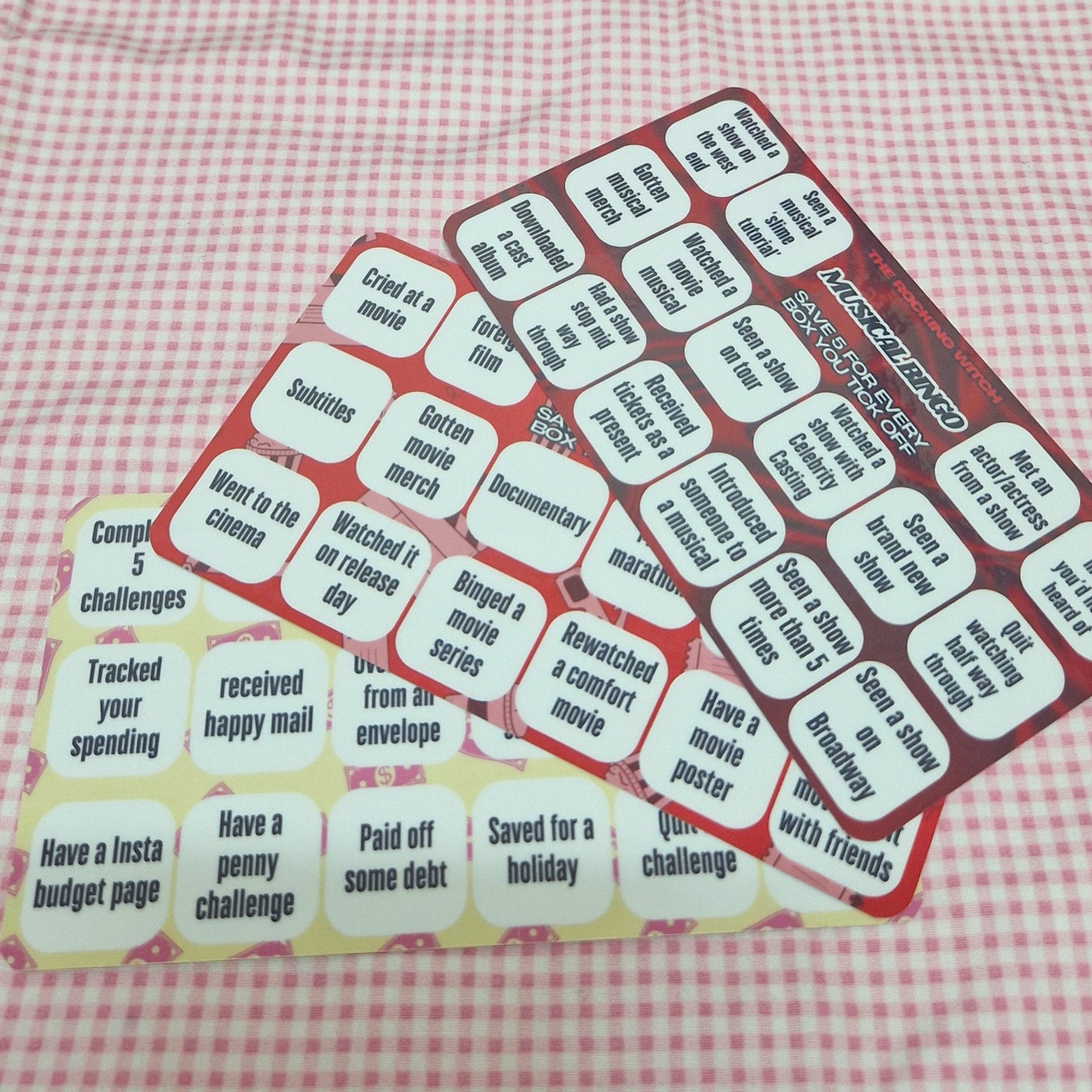 Bingo savings challenges