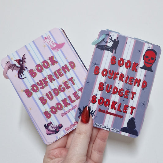 Book boyfriend budget booklet, savings challenge