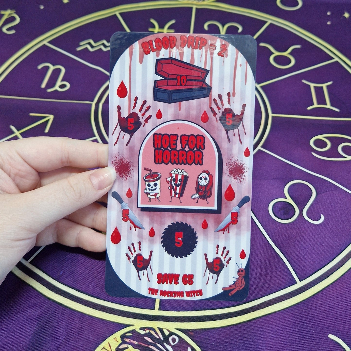 Hoe for horror savings tracker