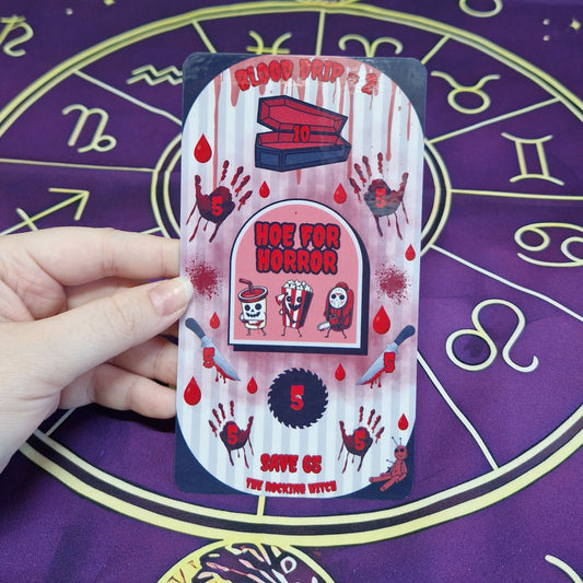 Hoe for horror savings tracker