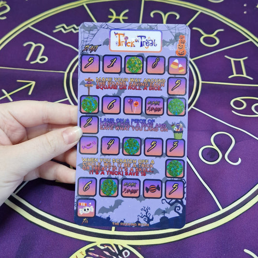 Trick or Treat board game savings challenge