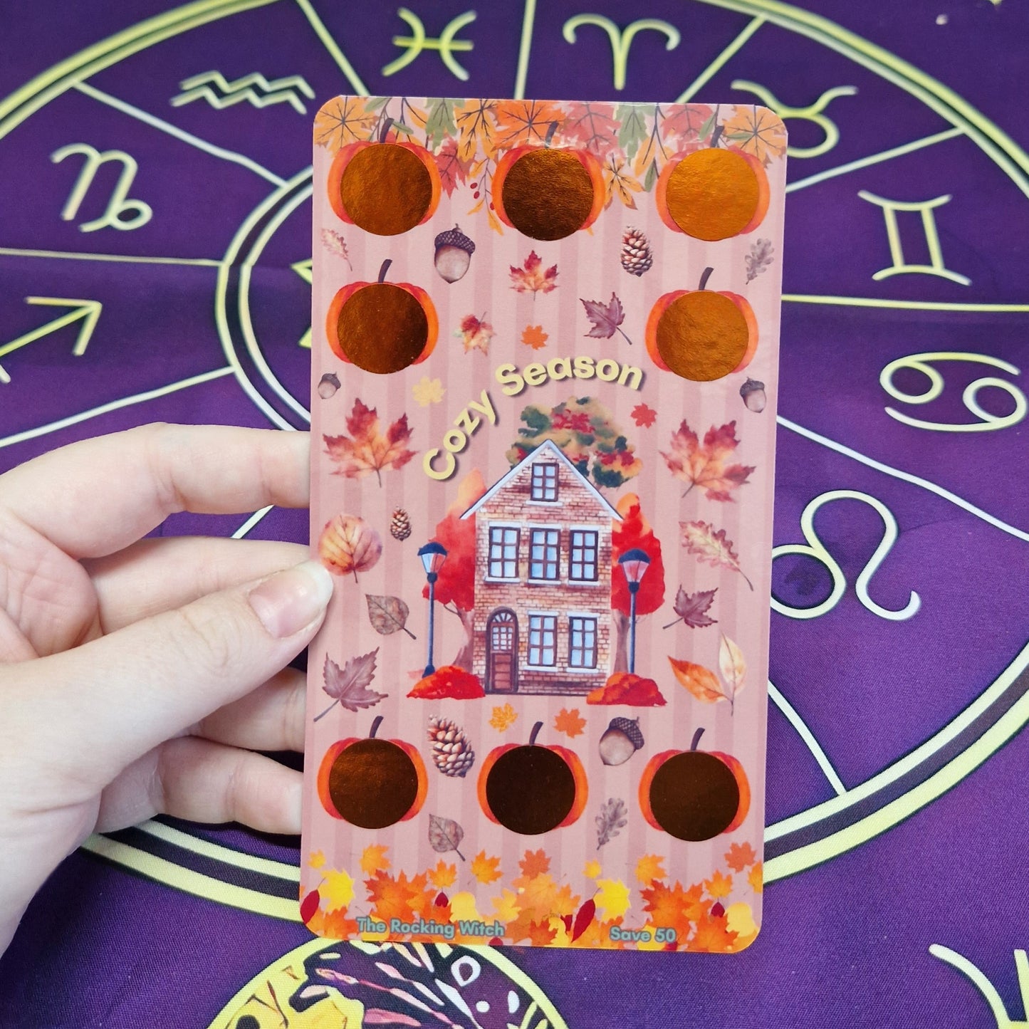 Cozy Season Autumn scratch off challenge