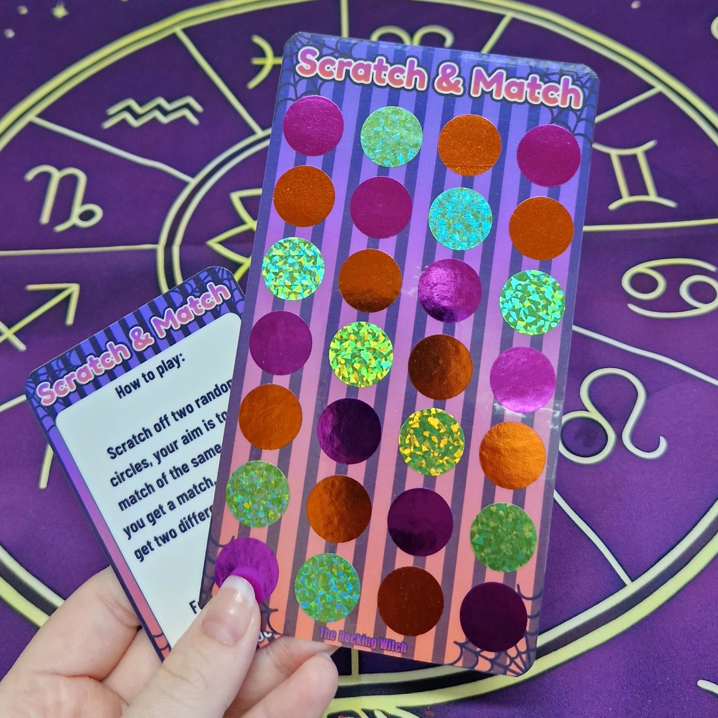 Limited Edition Halloween scratch & Match