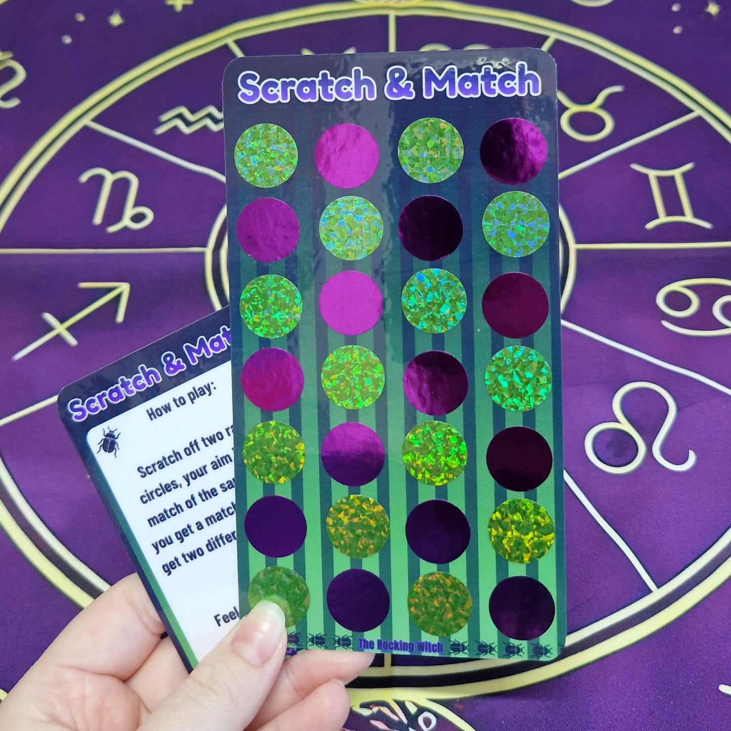 Limited Edition Halloween scratch & Match