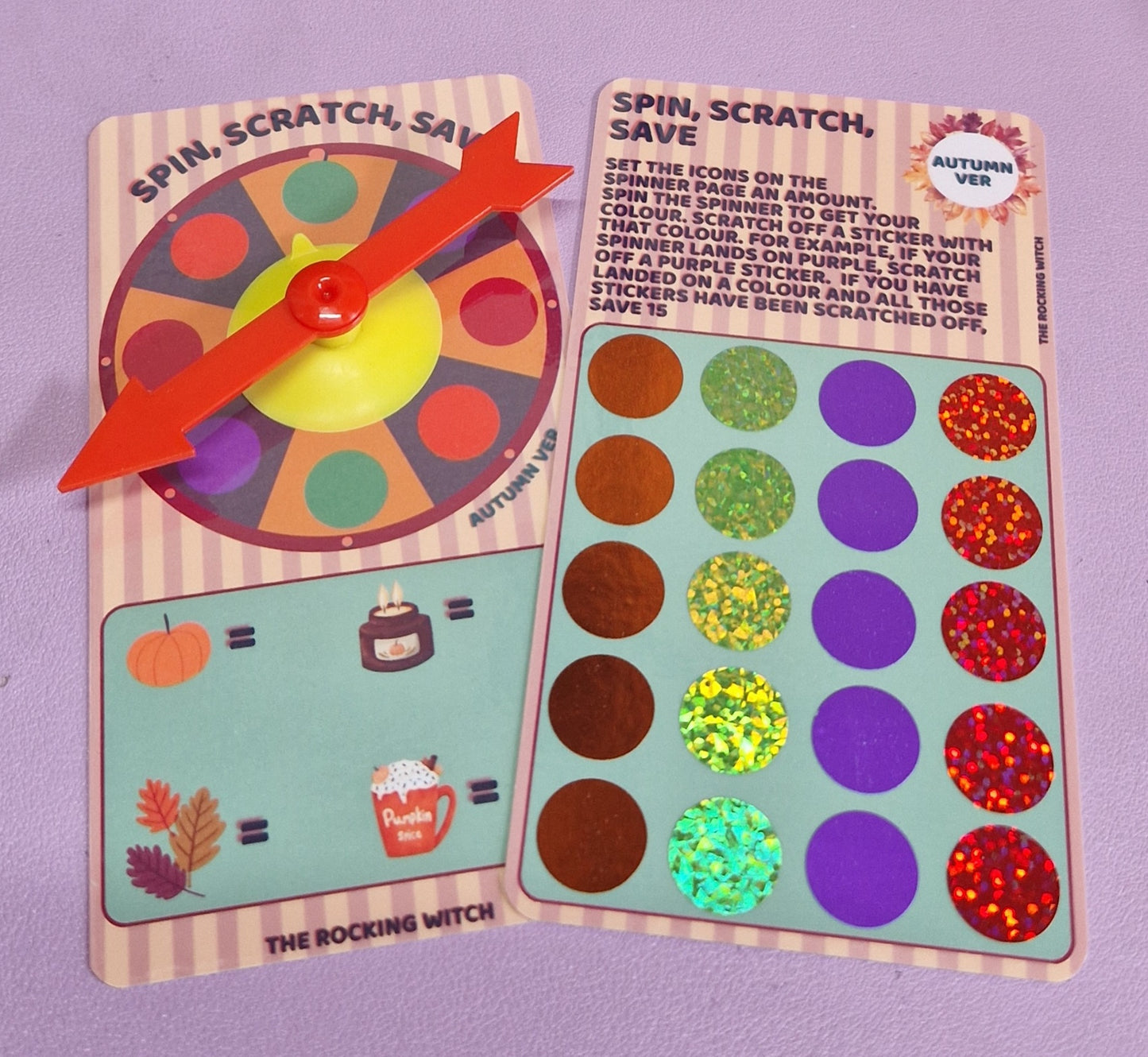 Spin, Scratch, Spin Autumn Version