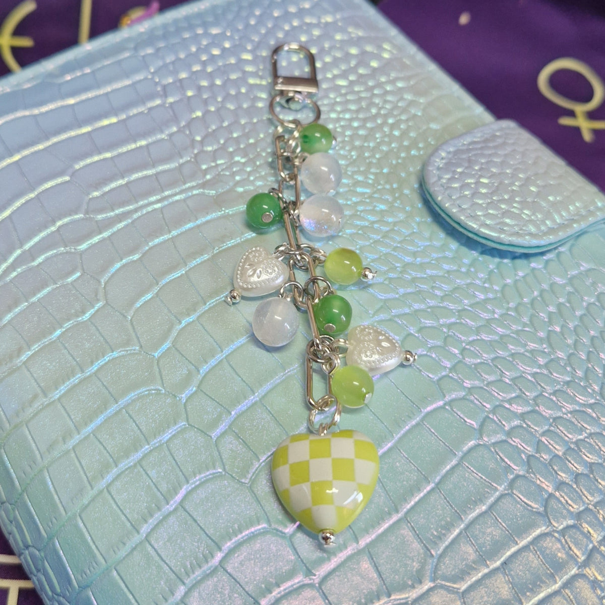 Check Heart binder charms