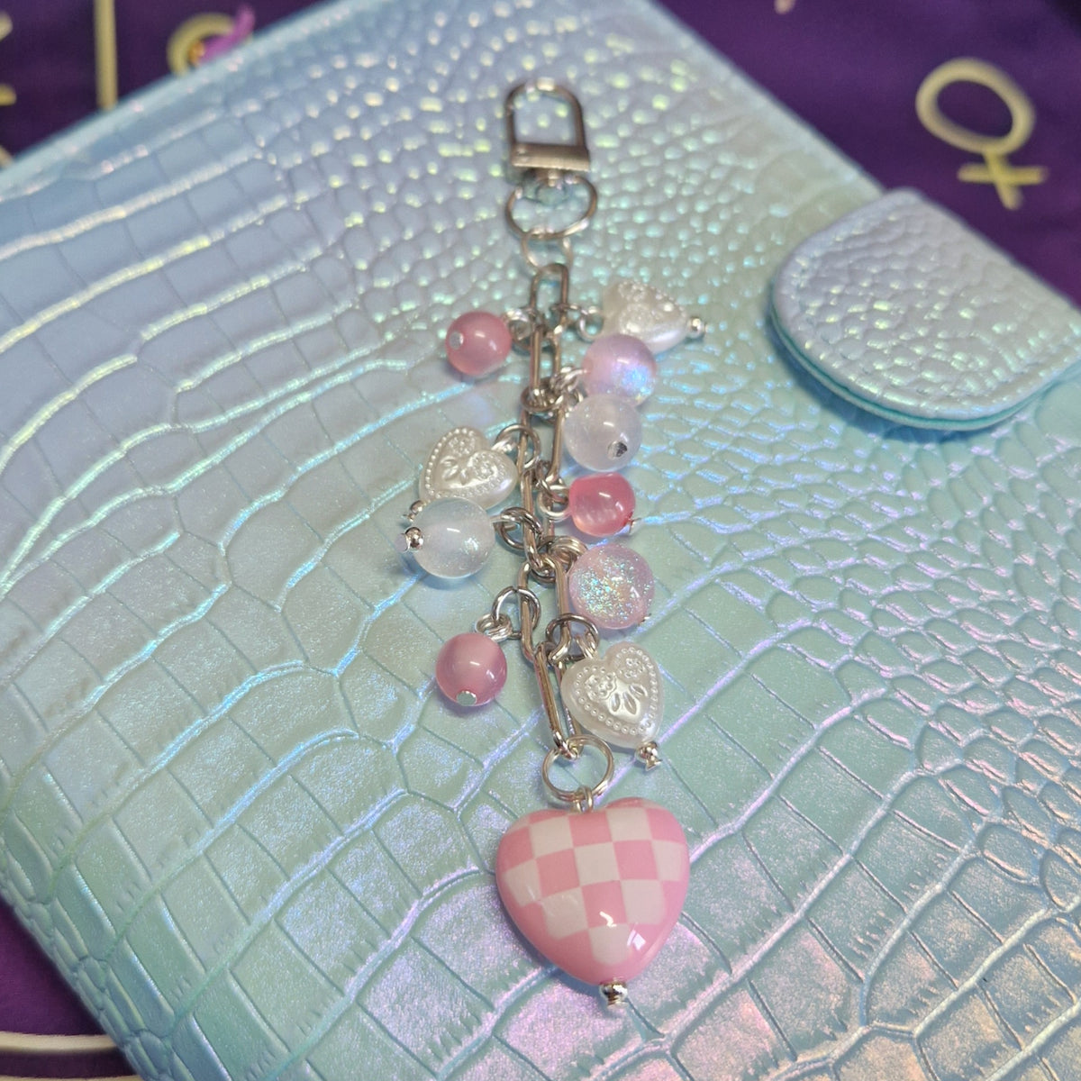 Check Heart binder charms