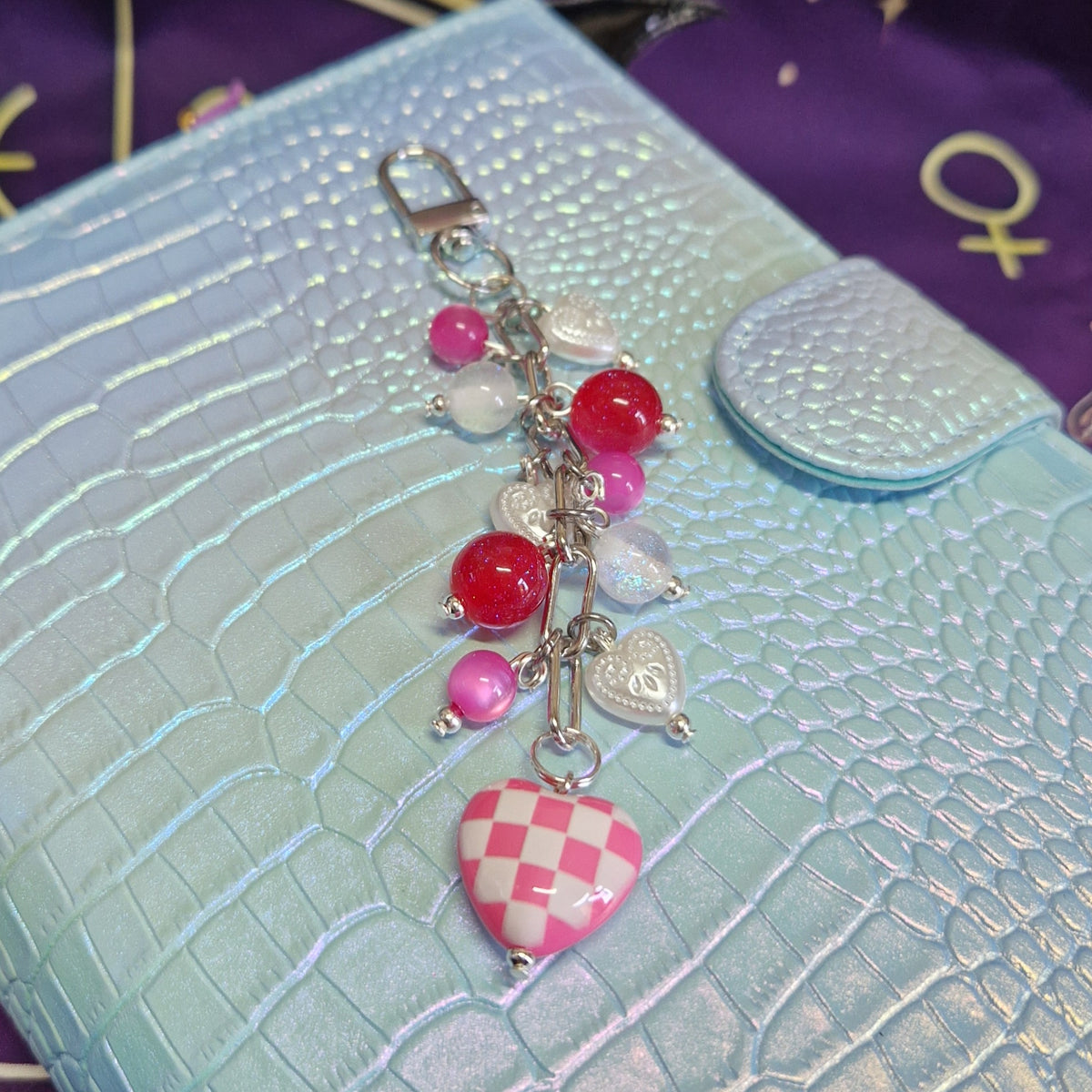 Check Heart binder charms