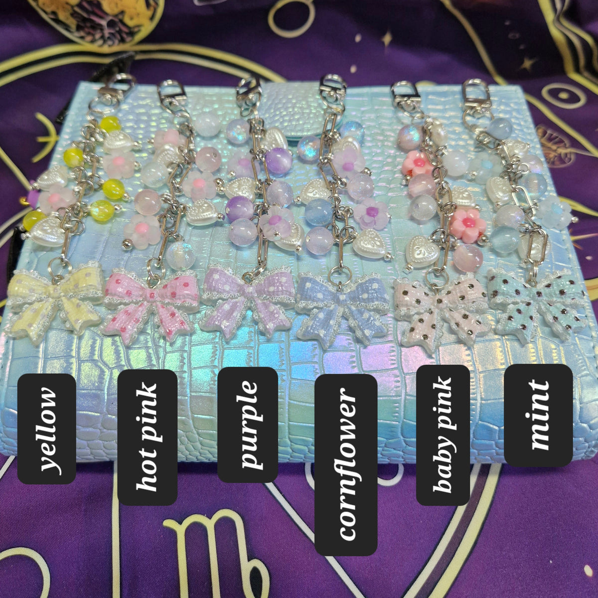 Bow binder charms