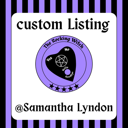 Custom Listing for @Samantha Lyndon