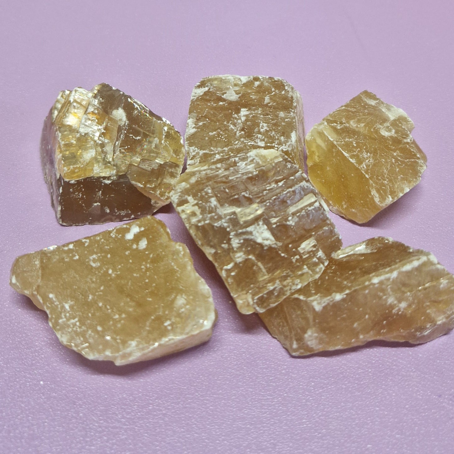 Raw Honey calcite chunk