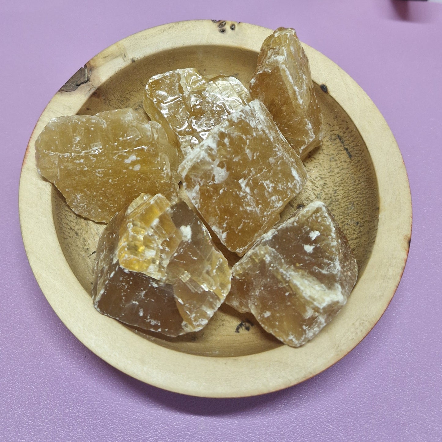 Raw Honey calcite chunk