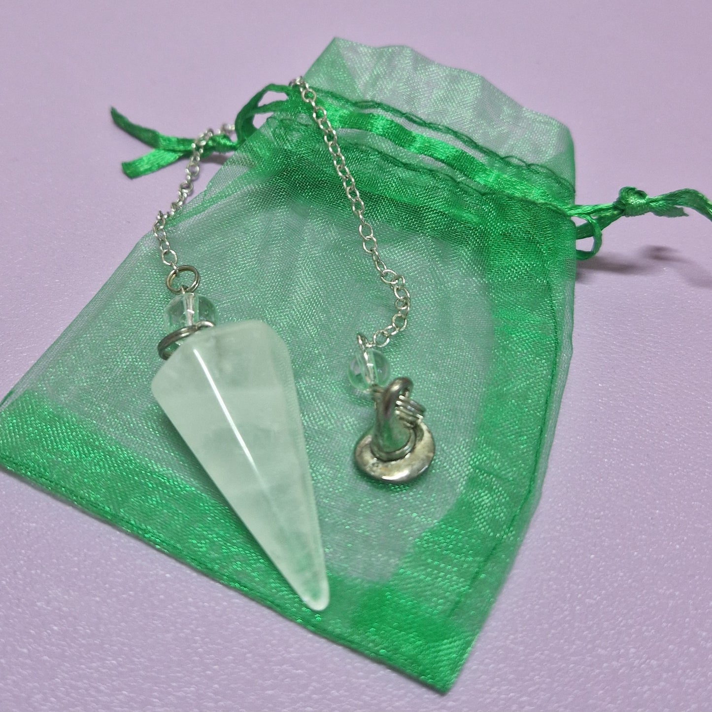 Clear Quartz Pendulum