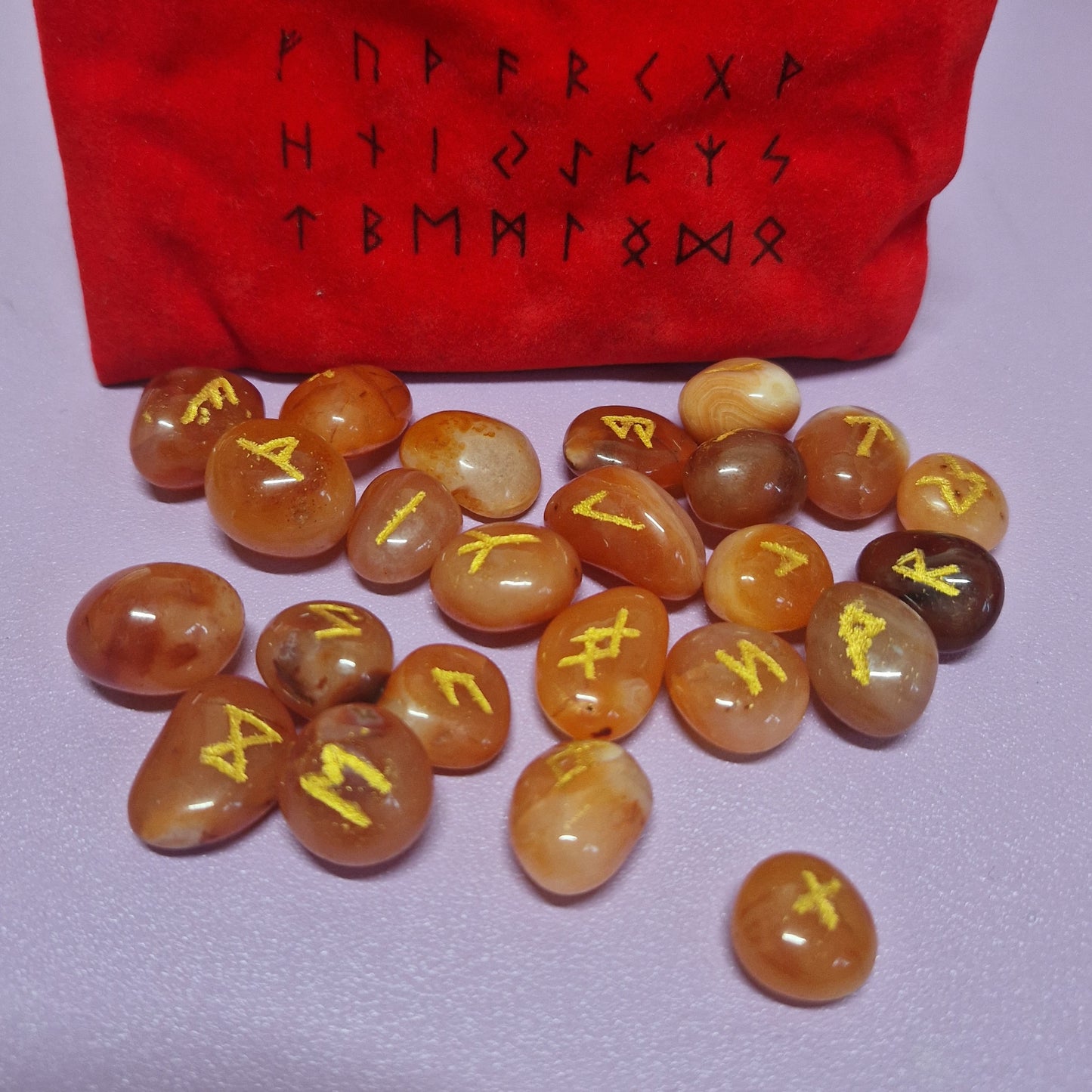 Carnelian Rune set (DISCOUNTED)