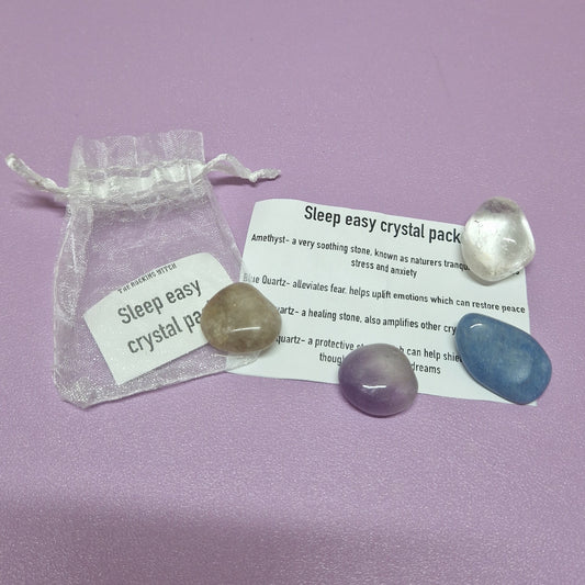 Sleep easy crystal pack