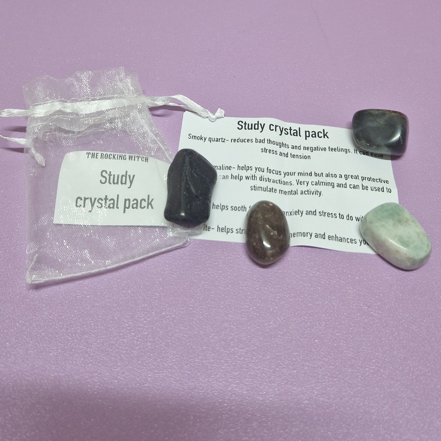 Study crystal pack