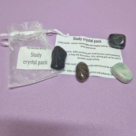 Study crystal pack